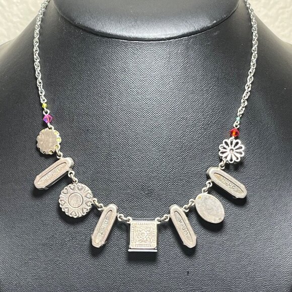 Firefly La Dolce Vita Necklace With Swarovski Crystals & Czech Glass Beads Multi - Picture 5 of 11